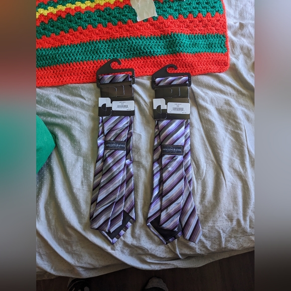 Casual Formal Classy Men 100% Silk Ties Denver Hayes NWT Stain Repellant - Picture 3 of 9